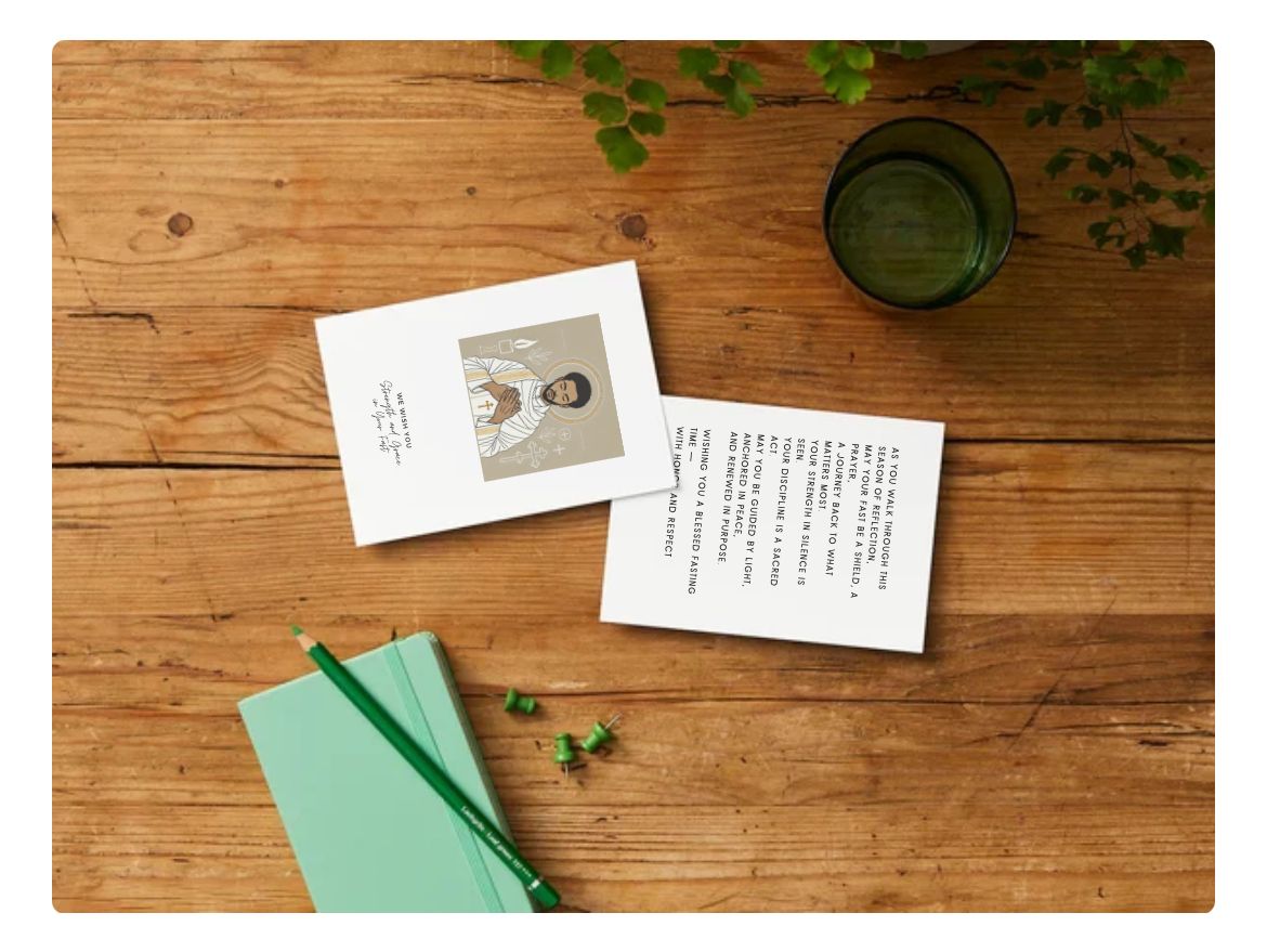 Fasting Reflection Card – Strength in Grace