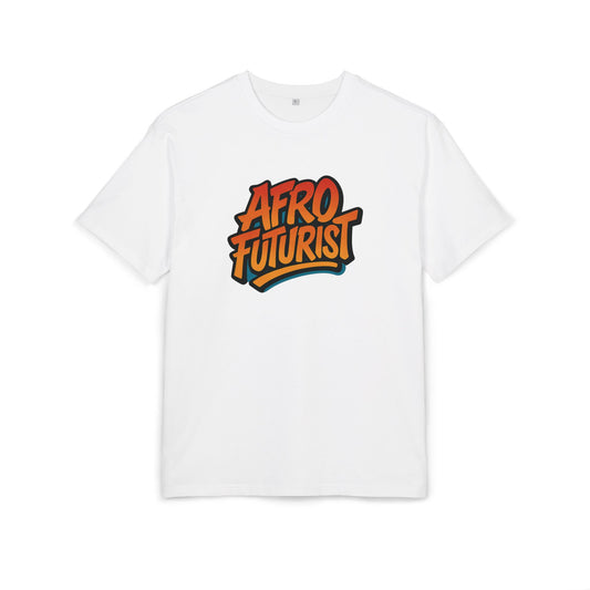Afro Futurist Unisex Heavy Oversize Tee, Graphic T-Shirt for Trendsetters, Streetwear, Casual Wear, Gift for Artists, Fashion Statement