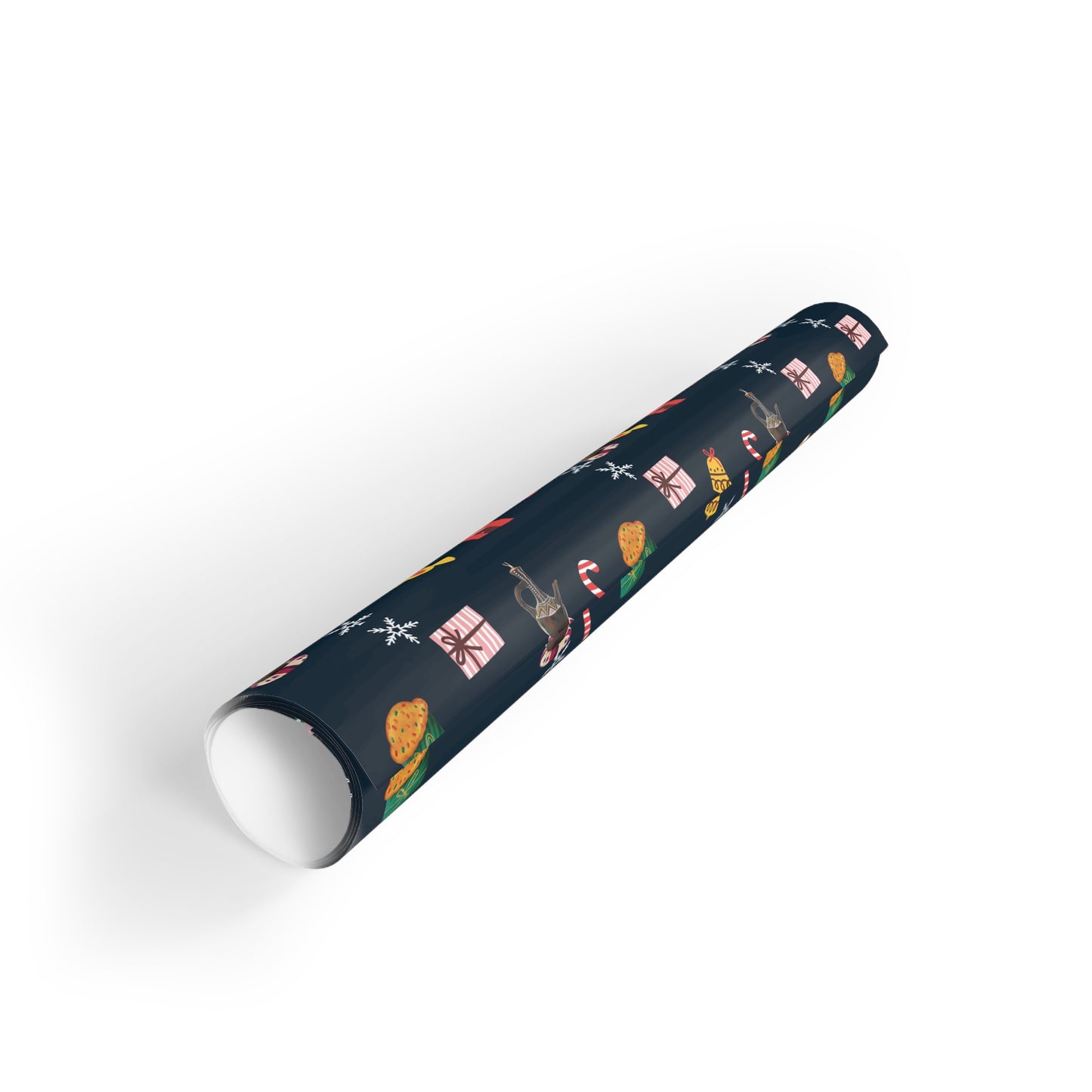 Eritrean / Ethiopian inspired Gift Wrapping Paper blue with tigrinya writing Rolls, 1pc