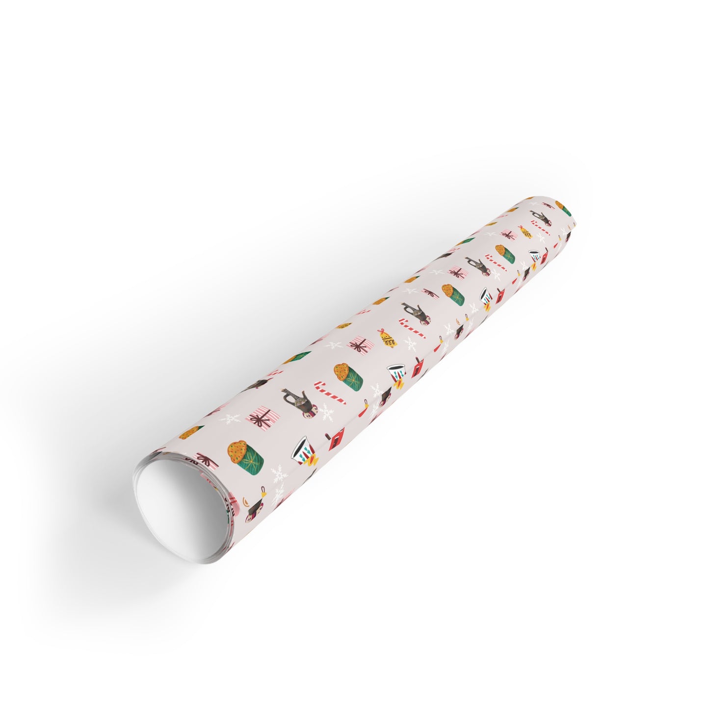 Eritrean / Ethiopian inspired Gift Wrapping Paper beige Rolls, 1pc