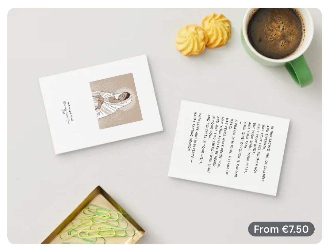 Fasting Reflection Card – Grace in Stillness